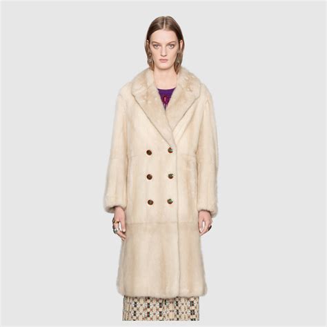 peacoat gucci|gucci fur coats female.